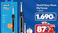 ORAL-B EASY CLEAN ŞARJLI DİŞ FIRÇASI